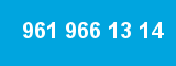 961 966 13 14 961 966 13 14